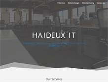 Tablet Screenshot of haideuxit.com